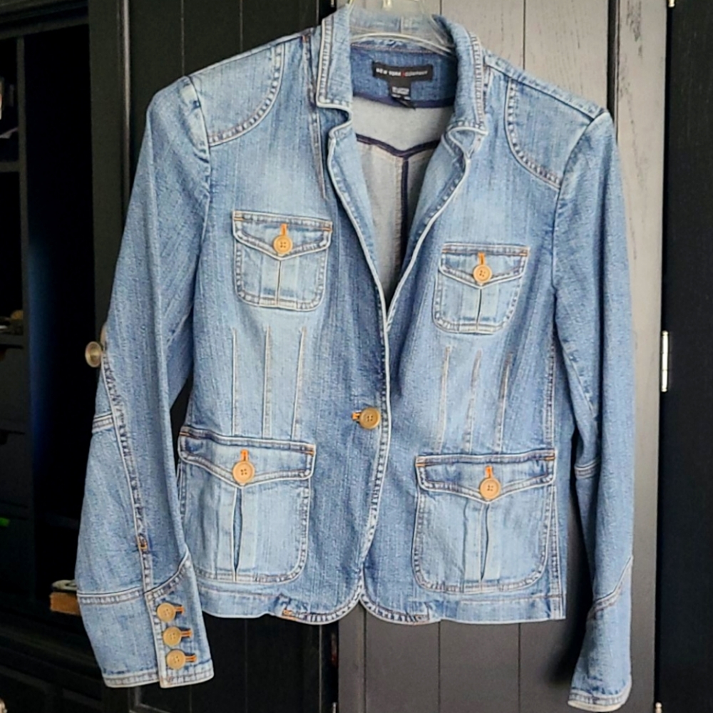 New York and company Jean jacket blazer
